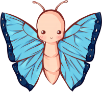 a cute butterfly